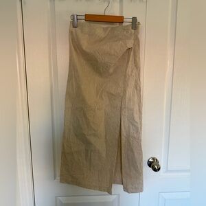 Zara Beige Pencil Skirt